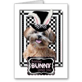 Easter   Some Bunny Loves You   ShihPoo Cards