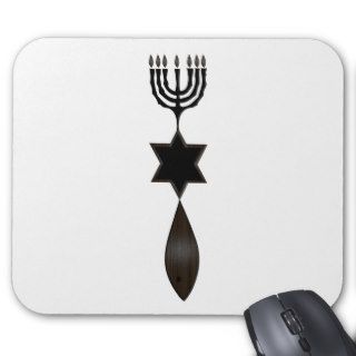 Messianic Judaism Christian Jewish Symbol Mousepad