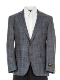 Jack Victor Mens jacket blazer wool cashmere silk tartan at  Mens Clothing store