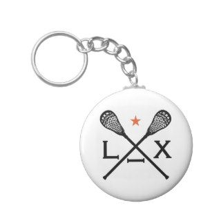 Lacrosse Lax Key Chain