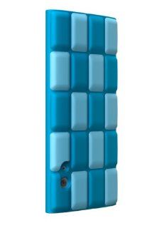 SwitchEasy Cubes Sillicone Case for iPod Nano 5G (Blue/Light Blue)   Players & Accessories