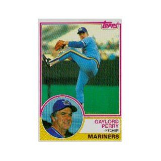 1983 Topps #463 Gaylord Perry  Sports Related Trading Cards  Sports & Outdoors