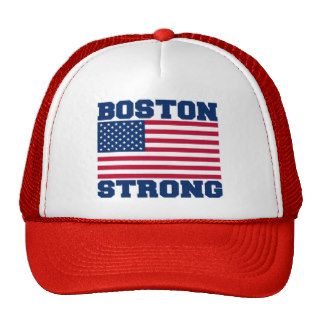 BOSTON STRONG U.S. Flag Hats