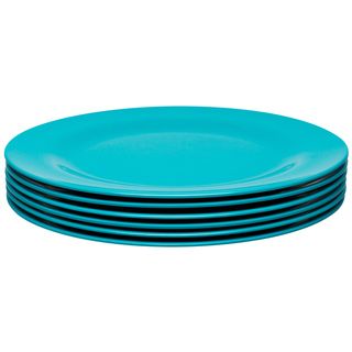 Zak Ella Azure 9.25 Inch Salad Plates (Set of 6) Zak Outdoor Tableware