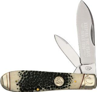 Colt Knives 478 Canoe Pocket Knife with Buckshot Bone Handles Sports & Outdoors