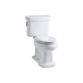 KOHLER Bancroft Comfort Height 2 piece 1.28 GPF Elongated Toilet with AquaPiston Flush Technology in White K 3827 0