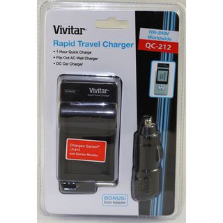 Vivitar Rapid Travel Battery Charger for Canon LPE10 Battery Vivitar Camera Batteries & Chargers