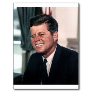 John F. Kennedy White House Color Portrait Postcards