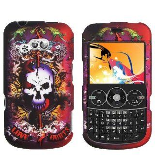 Hard Plastic Snap on Cover Fits LG 900G Lion Skull Rubber Pre Paid Cell Phones & Accessories