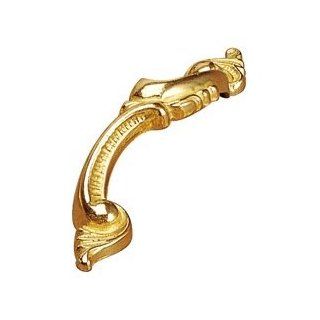 Richelieu Hardware 47990130 Louis Xv Collection Solid Brass Pull   479 In Brass   Cabinet And Furniture Pulls  