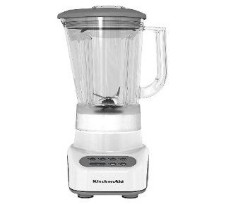 KitchenAid KSB465WH 4 Speed Countertop Blender with 48 Ounce Polycarbonate Jar, White Kitchen & Dining