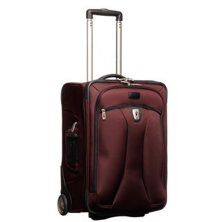 Atlantic 'Optima' Plum 20 inch Carry On Expandable Rolling Upright Suitcase Atlantic Carry On Uprights