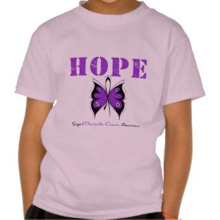 Pancreatic Cancer Hope Butterfly T Shirt