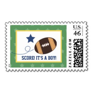 Football Star Sports Theme Baby Shower Postage