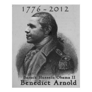 Benedict Arnold Barack Hussein Obama Print