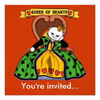 Queen of hearts cat announcements