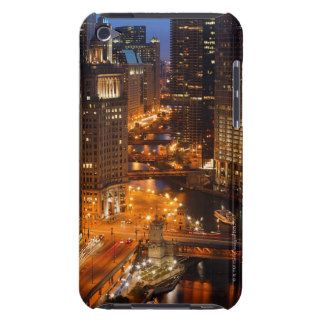 Aerial View of Chicago River and Wacker Drive at 2 Barely There iPod Covers