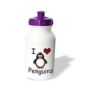 wb_123042_1 EvaDane   Funny Cartoons   I love penguins. Animal Humor. Penguin Lovers   Water Bottles  Bike Water Bottles  Sports & Outdoors