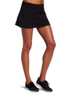 LIJA Women's Compression Depth Tennis Skort, black, Large  Athletic Shirts  Clothing