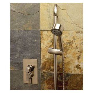 Jaclo 6532 522 468 Weathered Brass Bathroom Faucets Cylindrico 5 1/2" Thermostatic Wall Bar Hand Shower Sets   Hand Held Showerheads  