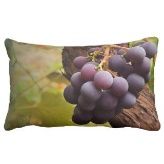 Grape vine accent pillow