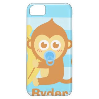 Cute Baby Monkey With Banana iPhone 5C Covers