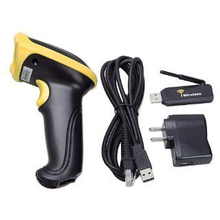 Excelvan™ HX US470 2.4G Bluetooth Handheld Wireless Cordless Barcode Scanner Reeder High Speed, Perfect for supermarket, warehouse, library, and bank (Black)  Bar Code Scanners  Electronics