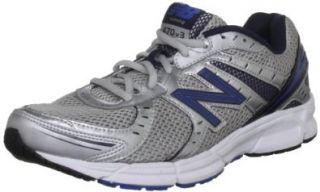 New Balance Men's M470v3 Running Shoe, Silver/Blue, 7 D US Shoes