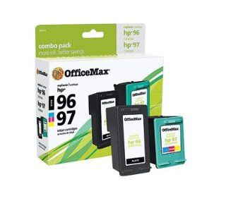 OfficeMax Black/Tri Color Ink Cartridge Combo Pack Compatible with HP 96/97 (C9353FN) Electronics