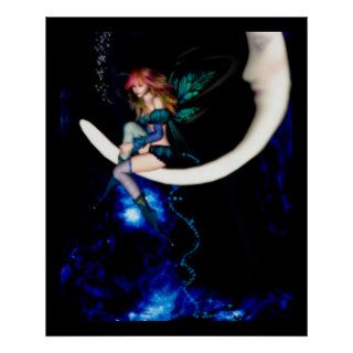 Fairy Moon Poster