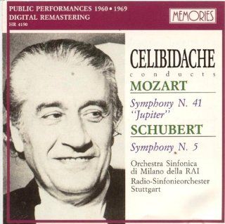Celibidache Conducts Mozart  Symphony No. 41, KV. 551  Jupiter / Schubert  Symphony No. 5, D. 485 Music
