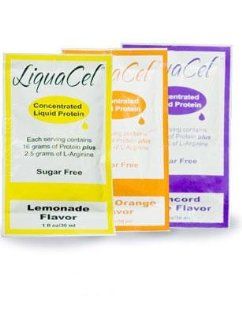 LIQUACEL CONCENTRATED LIQUID PROTEIN PACKETS LEMONADE 30 X 30ML (1OZ) Health & Personal Care