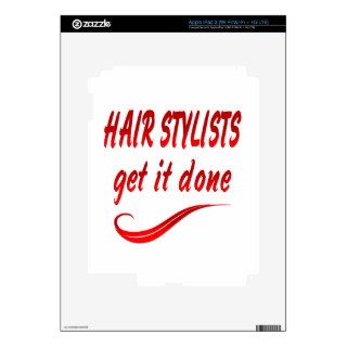 Hair Stylists Get It Done Decal For iPad 3