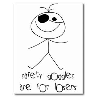 Safety Goggles Post Card