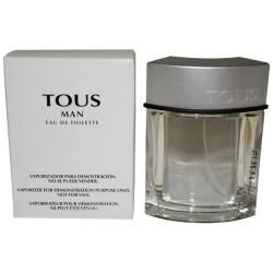 Tous 'Man' Men's 3.4 ounce Eau de Toilette Spray (Tester) Tous Men's Fragrances