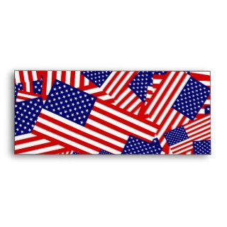 American Flag Collage Envelopes