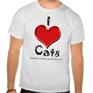 I Love Cats T shirts