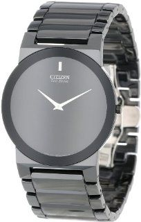 Citizen Unisex AR3055 59E  Eco Drive Black Ceramic Stiletto Blade Watch Watches
