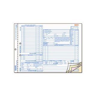 Rediform 4P489   Four Part Auto Repair Form, 8 1/2 x 11, Four Part, 50 Forms RED4P489  Blank Shipping Forms 