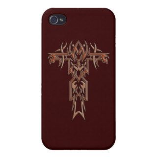 Christian Ornate Cross 4 iPhone 4/4S Case