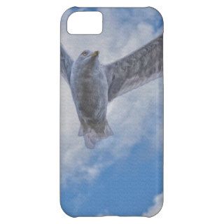 Flying Sea Gull & Clouds Cover For iPhone 5C