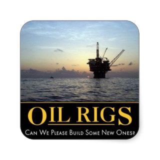 Oil Rig Sticker, Oil & Gas Hard Hat Sticker
