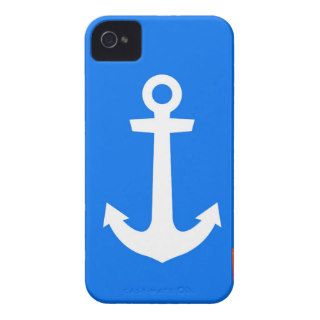 Blue Anchor IPhone case Case Mate iPhone 4 Case