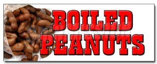 48" BOILED PEANUTS DECAL sticker stand cart hot 
