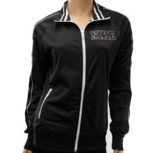 Nike Womens Black 434442 Tracksuit Zip Up Top Size S  Athletic Shirts  Sports & Outdoors