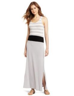 Design History Women's Stripe Colorblock Dress, Platinum Combo, X Small