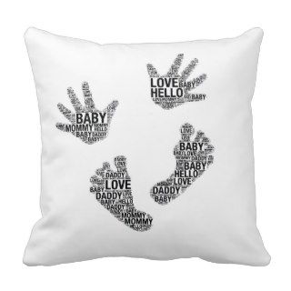 Baby Hands and Feet Pillow