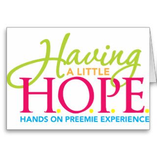 Having a little Hope Greeting Card