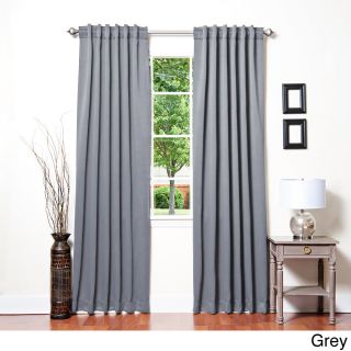 None Insulated Thermal Blackout 84 inch Curtain Panel Pair Grey Size 52 x 84