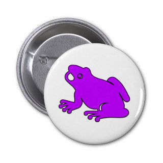 Frog Silhouette Froggy Jump Amphibians Hop Buttons